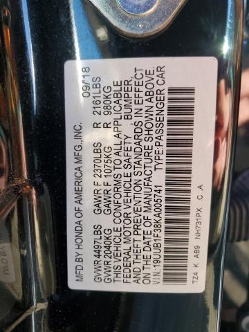 2019 ACURA TLX - 19UUB1F38KA005741