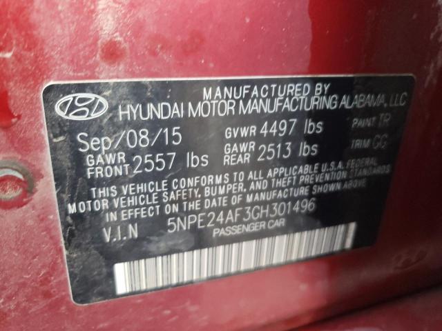 2016 HYUNDAI SONATA SE - 5NPE24AF3GH301496