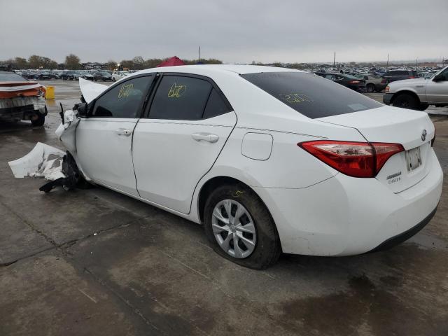 TOYOTA COROLLA L 2017 white  gas 2T1BURHE2HC763981 photo #3