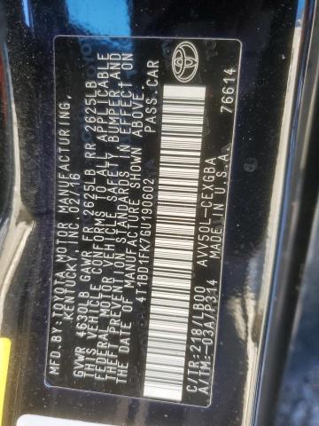 2016 TOYOTA CAMRY HYBR - 4T1BD1FK7GU190602