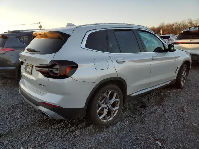 BMW X3 XDRIVE3 2022 white  gas 5UX53DP07N9J26402 photo #4