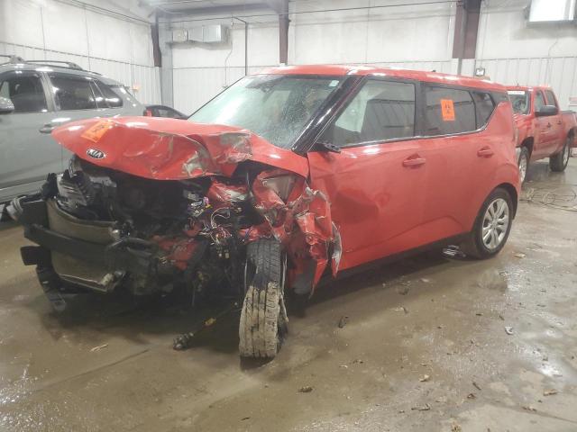 KIA SOUL LX 2020 red  gas KNDJ23AU1L7702809 photo #1