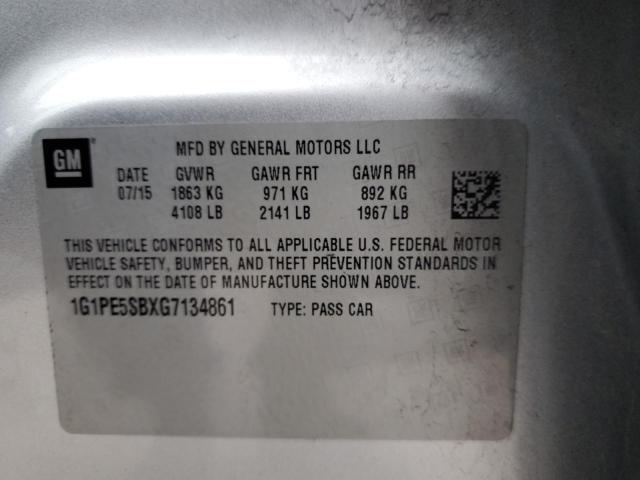 2016 CHEVROLET CRUZE LIMI - 1G1PE5SBXG7134861