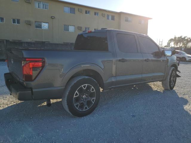 FORD F150 STX 2024 gray  gas 1FTEW2KP8RKE33996 photo #4