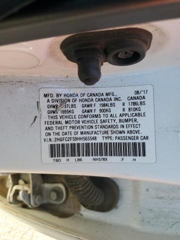 2017 HONDA CIVIC 2HGFC2F59HH565548