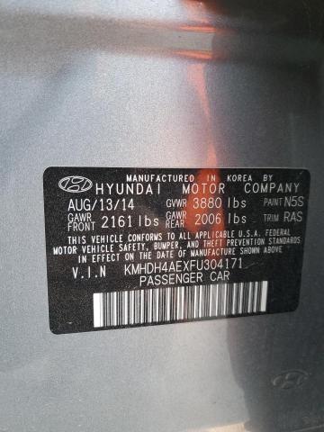 2015 HYUNDAI ELANTRA SE - KMHDH4AEXFU304171