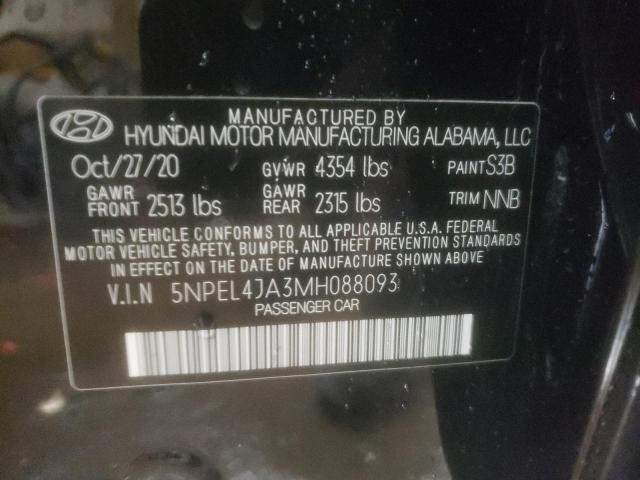 2021 HYUNDAI SONATA SEL - 5NPEL4JA3MH088093