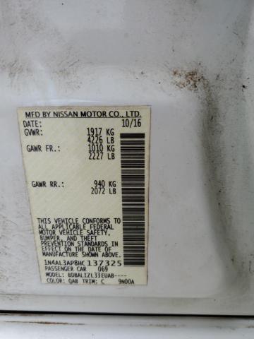 2017 NISSAN ALTIMA - 1N4AL3AP8HC137325