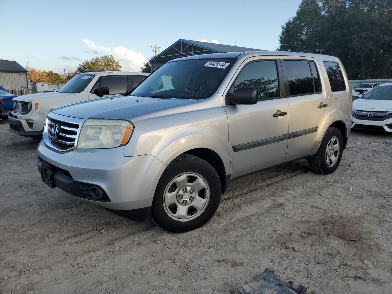 Lot #3030720107 2015 HONDA PILOT LX