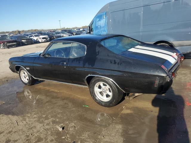 CHEVROLET CHEVELLE 1972 black   1D37F21523434 photo #3