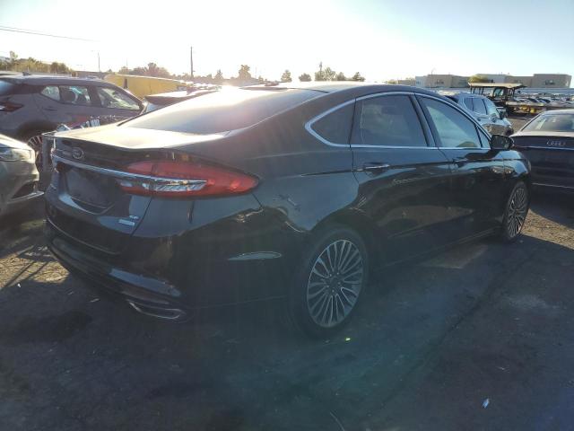 FORD FUSION SE 2017 black sedan 4d gas 3FA6P0H98HR187790 photo #4