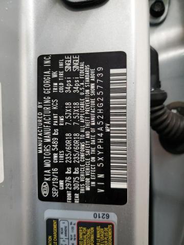 2017 KIA SORENTO EX - 5XYPH4A52HG257739
