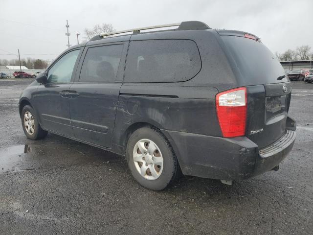 KIA SEDONA EX 2006 black  gas KNDMB233566022885 photo #3