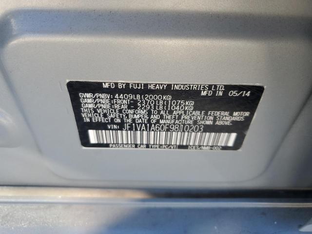 2015 SUBARU WRX - JF1VA1A60F9810203