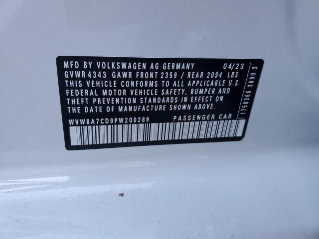 2023 VOLKSWAGEN GTI 40TH A WVW8A7CD9PW200289