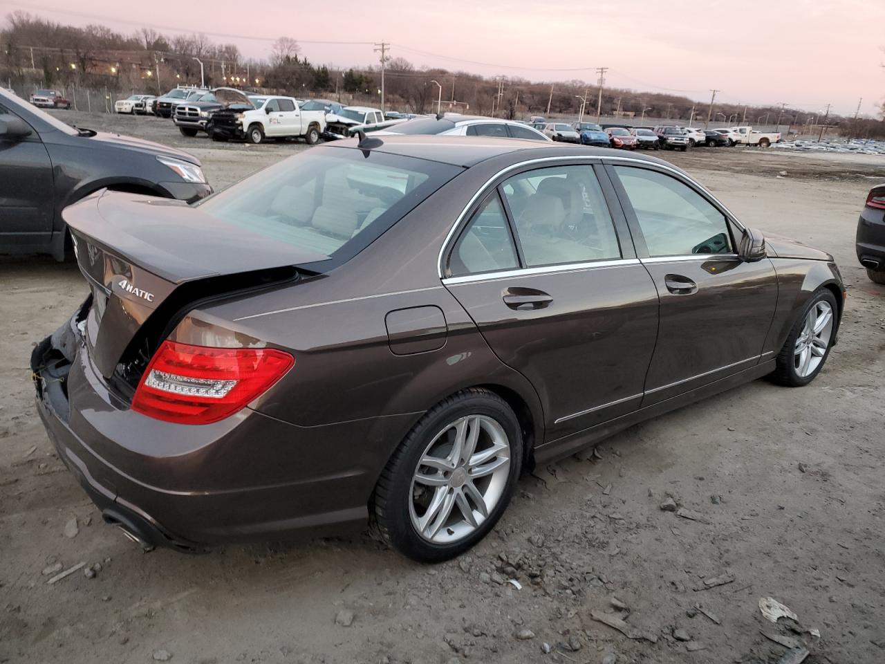 Lot #3034643425 2013 MERCEDES-BENZ C 300 4MAT