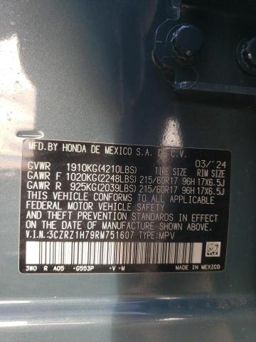 2024 HONDA HR-V EXL - 3CZRZ1H79RM751607