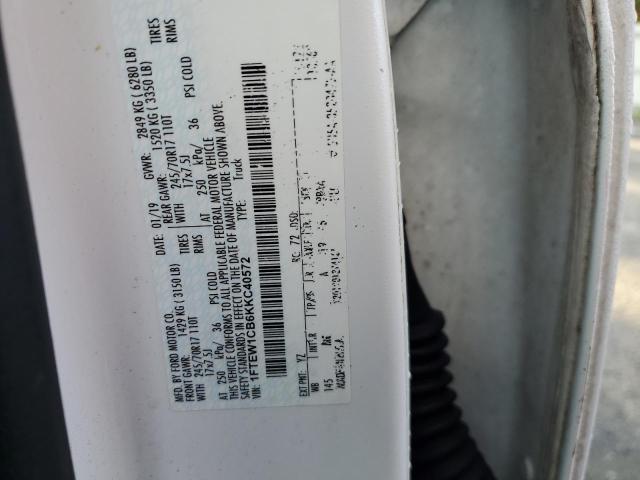 2019 FORD F150 SUPER - 1FTEW1CB6KKC40572