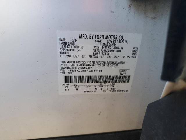 2015 FORD EXPLORER X - 1FM5K7D86FGB11186