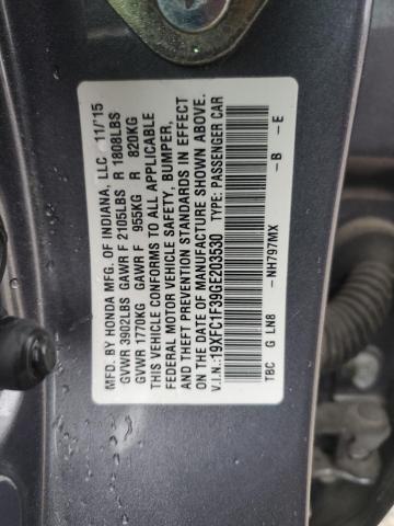 2016 HONDA CIVIC EX - 19XFC1F39GE203530
