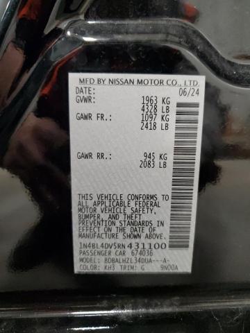 VIN 1N4BL4DV5RN431100 2024 NISSAN ALTIMA no.12