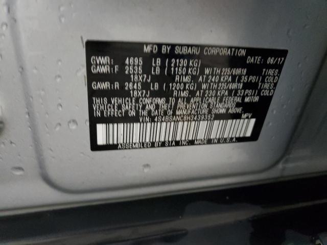 2017 SUBARU OUTBACK 2. - 4S4BSANC8H3439352