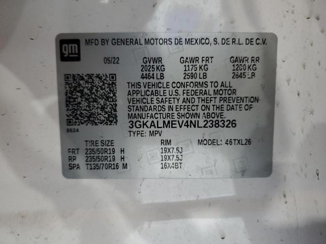 2022 GMC TERRAIN SL - 3GKALMEV4NL238326