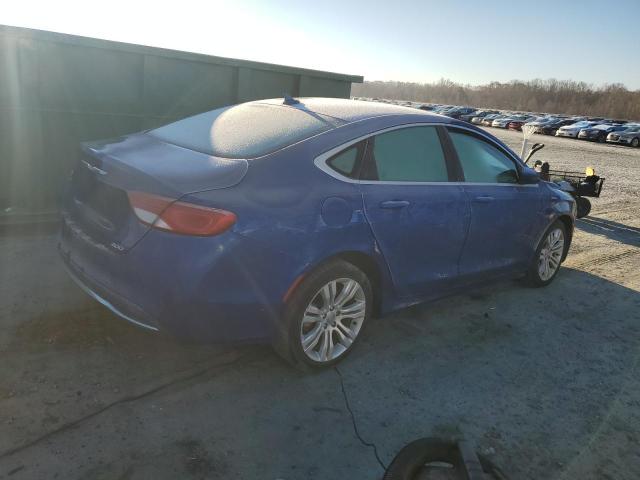 CHRYSLER 200 LIMITE 2015 blue sedan 4d gas 1C3CCCAB1FN721692 photo #4