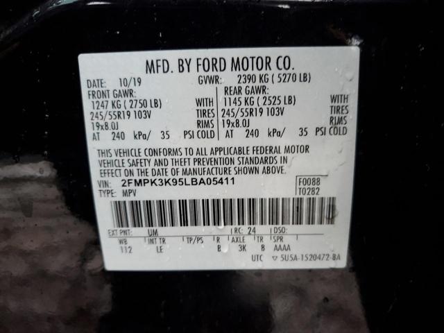 2020 FORD EDGE TITAN - 2FMPK3K95LBA05411