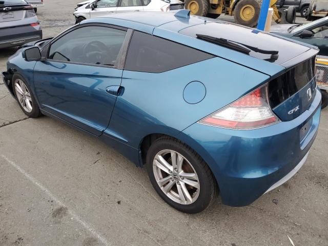 HONDA CR-Z EX 2011 blue  hybrid engine JHMZF1D67BS004126 photo #3