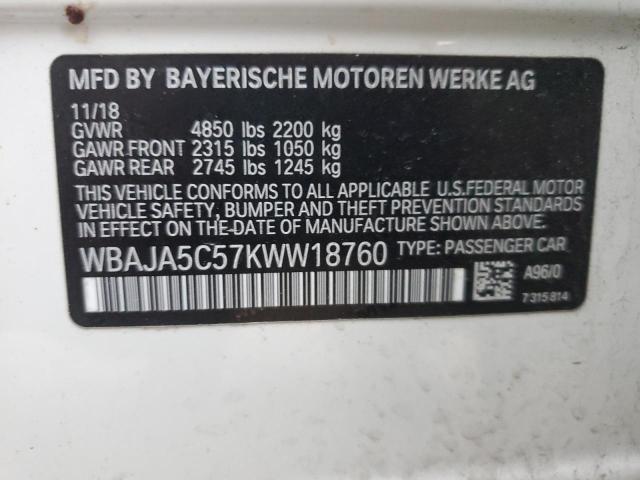 2019 BMW 530 I - WBAJA5C57KWW18760