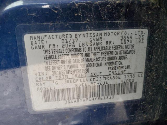 2017 NISSAN SENTRA S - 3N1AB7AP6HY261530