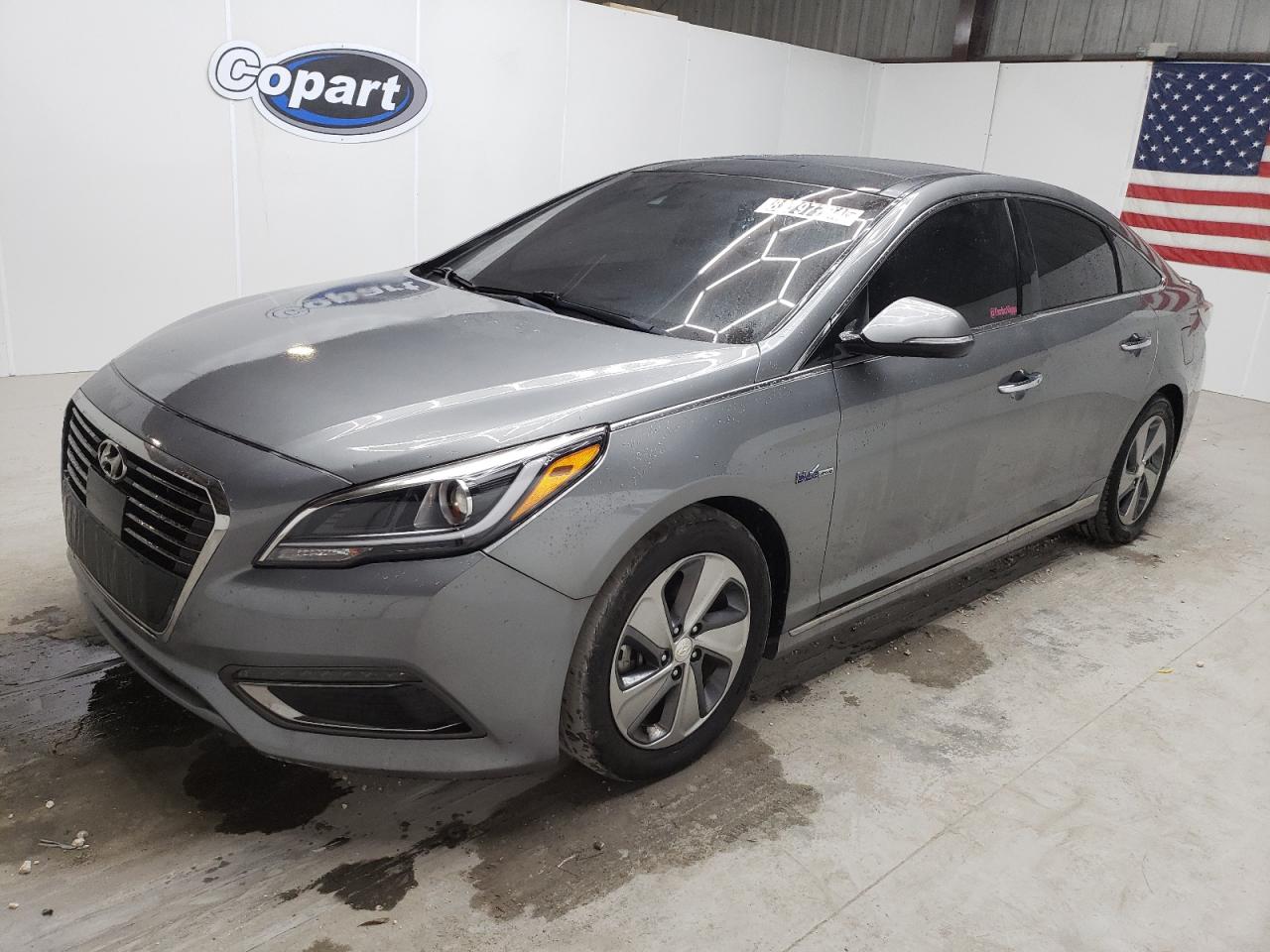 Lot #3026063945 2017 HYUNDAI SONATA HYB