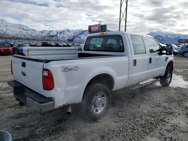 FORD F250 SUPER 2008 white crew pic gas 1FTSW21Y28EB35230 photo #4