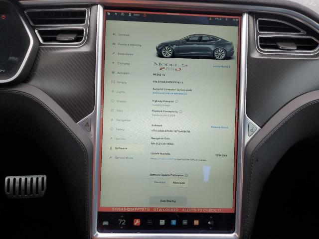 2015 TESLA MODEL S 85 5YJSA1H25FFP79715