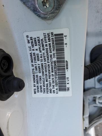 2019 HONDA CIVIC 19XFC1F3XKE203495