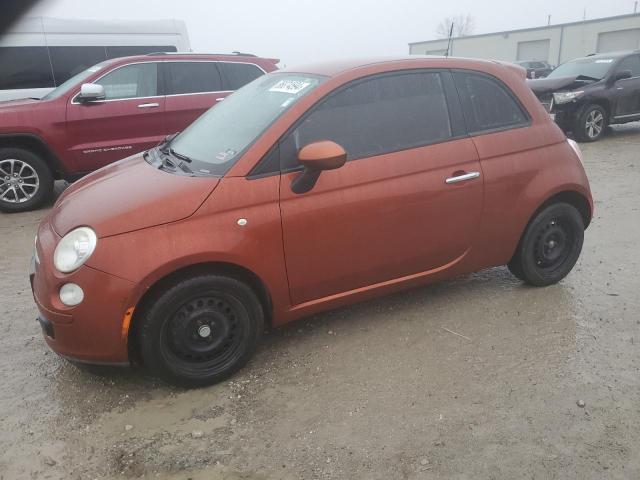 FIAT 500 POP 2013 orange hatchbac gas 3C3CFFAR9DT660076 photo #1