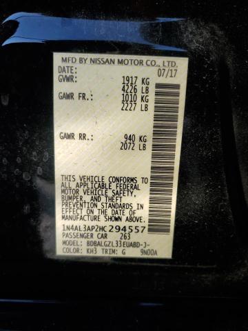 2017 NISSAN ALTIMA 2.5 - 1N4AL3AP2HC294557