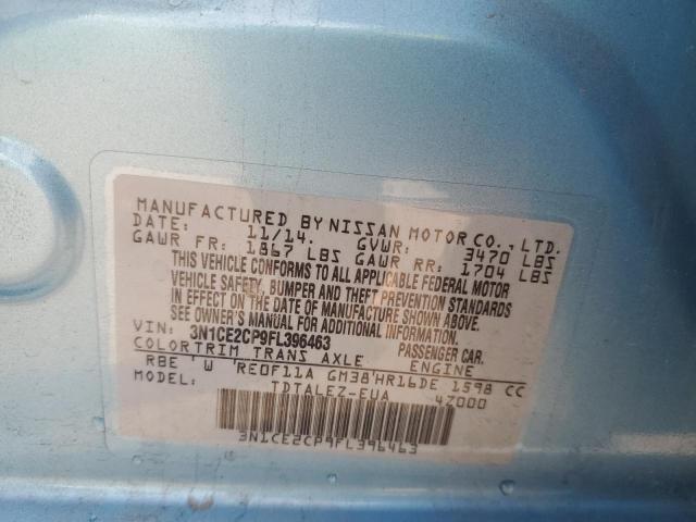 2015 NISSAN VERSA NOTE - 3N1CE2CP9FL396463