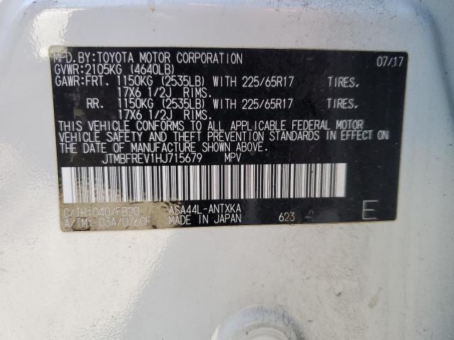 2017 TOYOTA RAV4 LE - JTMBFREV1HJ715679