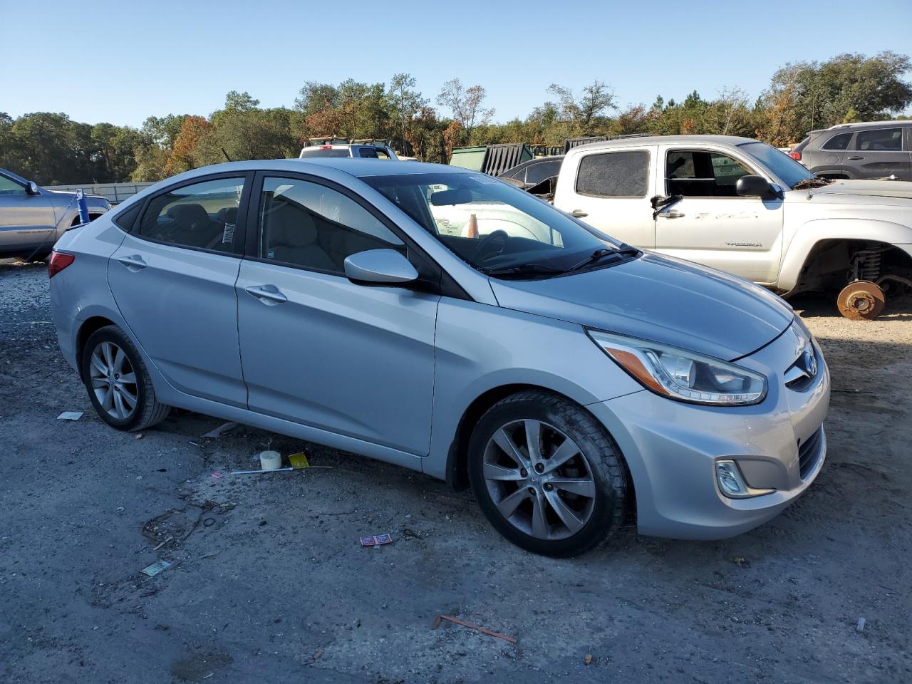 Lot #3046717251 2014 HYUNDAI ACCENT GLS