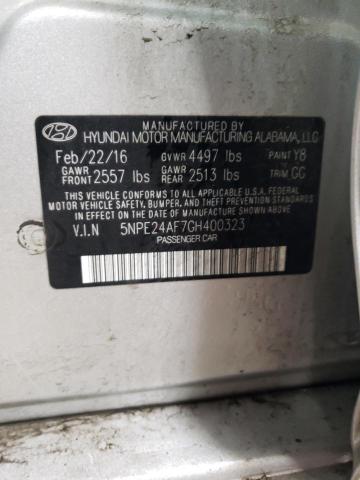 2016 HYUNDAI SONATA SE - 5NPE24AF7GH400323