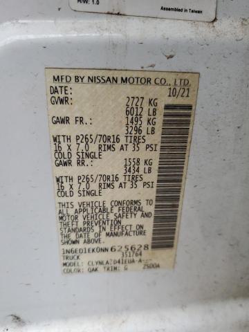 2022 NISSAN FRONTIER S - 1N6ED1EK0NN625628