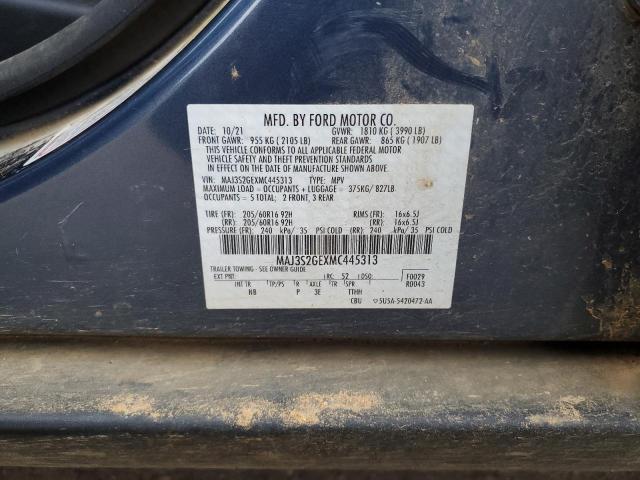 2021 FORD ECOSPORT S - MAJ3S2GEXMC445313