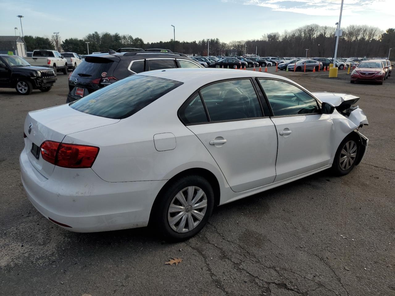 Lot #3033164194 2014 VOLKSWAGEN JETTA BASE