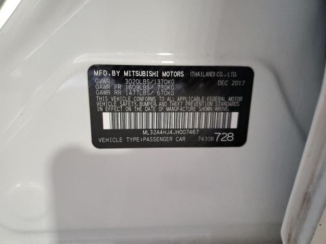 2018 MITSUBISHI MIRAGE SE - ML32A4HJ4JH007467