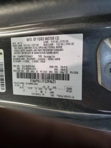 2015 FORD MUSTANG GT - 1FA6P8CF7F5394621