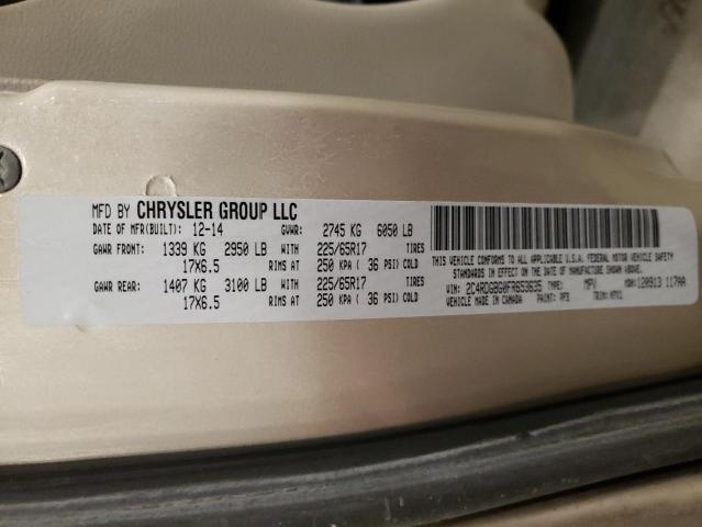 2015 DODGE GRAND CARA - 2C4RDGBG0FR653635