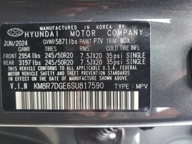 2025 HYUNDAI PALISADE C - KM8R7DGE6SU817590