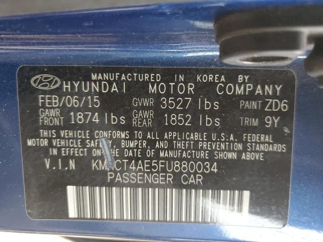 2015 HYUNDAI ACCENT GLS - KMHCT4AE5FU880034